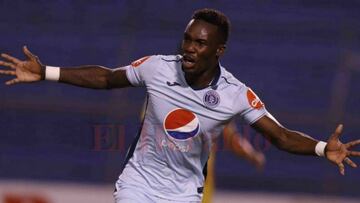 El delantero ceibeño hizo historia este sábado al marcar el único tanto de la victoria de su equipo 1-0 en casa del Marathon en la Liga de Honduras.