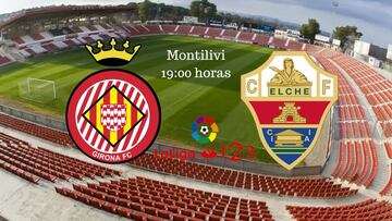 Girona - Elche en vivo online, partido de la segunda jornada de LaLiga 1,2,3, hoy 27/08/2016