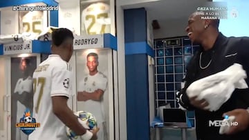 Unos se van antes de tiempo y otros hacen esto: el detallazo de Vinicius con Rodrygo