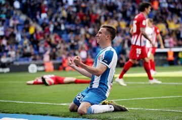 Espanyol 1-0 Atlético de Madrid | Pedrosa se adentró en el área, llegó hasta la línea de fondo, puso el pase raso hacia atrás y Godín hizo el resto. El capitán rojiblanco se tiró al suelo para despejar el balón, con tan mala suerte que se metió en propia puerta.