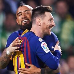 Vidal: "El talento que tiene Messi no se verá más en el mundo"