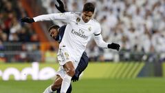 Varane, frente a la Real Sociedad.