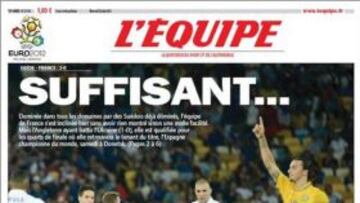 La prensa francesa, decepcionada pero no rendida