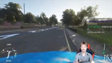 Cuando te tomas el simulador de coches demasiado en serio y tienes un accidente a 150 km/h