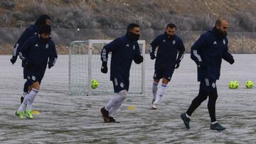 El temporal condiciona los entrenamientos de la 'Ponfe'