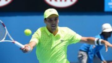 Roberto Bautista no pudo acceder a la siguiente ronda al perder ante el búlgaro Dimitrov.