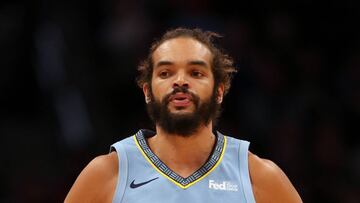 DENVER, CO - DECEMBER 10: Joakim Noah #55 of the Memphis Grizzlies plays the Denver Nuggets at the Pepsi Center on December 10, 2018 in Denver, Colorado. NOTE TO USER: User expressly acknowledges and agrees that, by downloading and or using this photograph, User is consenting to the terms and conditions of the Getty Images License Agreement. Matthew Stockman/Getty Images/AFP
== FOR NEWSPAPERS, INTERNET, TELCOS & TELEVISION USE ONLY ==