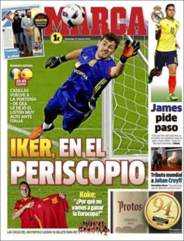 Portadas de la prensa mundial