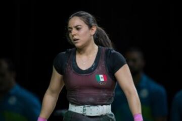 La pesista mexicana Eva Gurrola se quedó a 22 puntos de la medalla de bronce, pues al final no logró levantar 126 kilos con lo que acabó su aspiración.