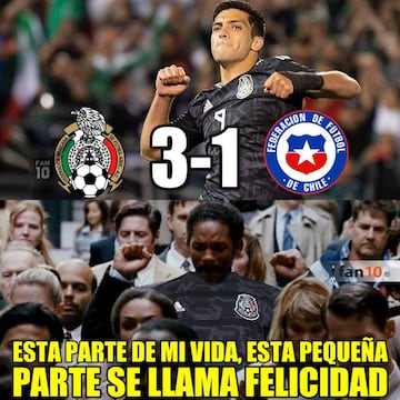 Los memes del México - Chile, amistoso de Fecha FIFA