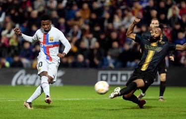 3-4. Ansu Fati marca en cuarto gol en el minuto 102 tras una sistencia de Raphinha.