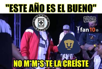 Los memes de la semifinal entre Pumas y Cruz Azul