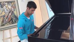Djokovic shows off his piano skills on Instagram