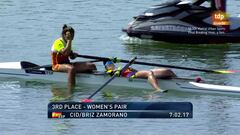 Bronce de Aina Cid y Esther Briz