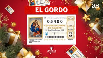 El 05490, Gordo de la Lotería de Navidad 2022.