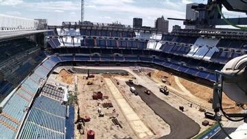 Real Madrid: The new Bernabéu filled with sand as work continues to tick along