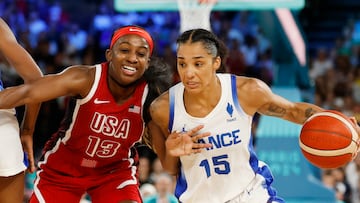The women’s basketball final was a great game that came down to the wire, so how many of the players on the French team have played in the WNBA?