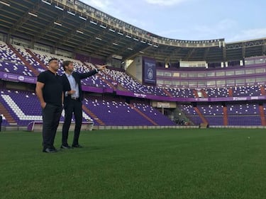 Ronaldo Nazario se presenta como nuevo due?o del Valladolid