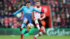 Southampton 1 - 1 Arsenal: Alexis sufre con los 'Gunners'