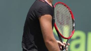 Carla Suárez, en la final de Miami.