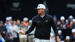 TULSA, OKLAHOMA - MAY 21: Mito Pereira of Chile reacts to his birdie putt on the 14th green during the third round of the 2022 PGA Championship at Southern Hills Country Club on May 21, 2022 in Tulsa, Oklahoma. (Photo by Sam Greenwood/Getty Images)