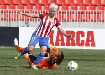 Atleti's Priscila Borja Moreno adds to the score