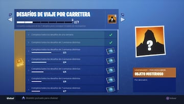 El desaf&iacute;o Viaje por carretera de la Temporada 5 de Fortnite Battle Royale