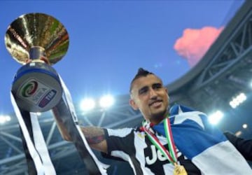 Arturo Vidal y Juventus se adjudicaron el título de la Serie A y la Copa Italia