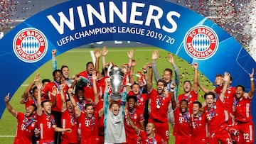 Bayern Munich lifted the 2019/20 Champions League after beating Paris Saint-Germain in the final.