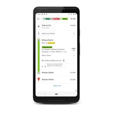 Google Maps te dirá si es buena idea coger el próximo bus o esperar al siguiente