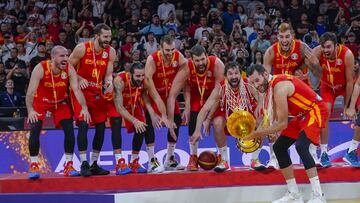 15/09/19 BALONCESTO MUNDIAL CHINA 2019
PARTIDO FINAL
SELECCION ESPAÑOLA ESPAÑA - ARGENTINA
ALEGRIA CELEBRACION CAMPEONES