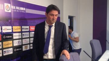 Braulio V&aacute;zquez, director deportivo del Real Valladolid.