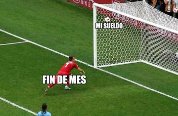 Muslera protagonista en los memes del Uruguay-Francia