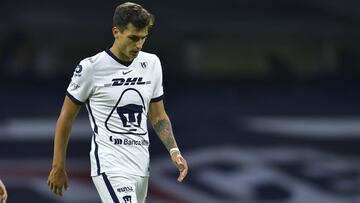 Cómo le va a Pumas cuando no anota Juan Ignacio Dinenno