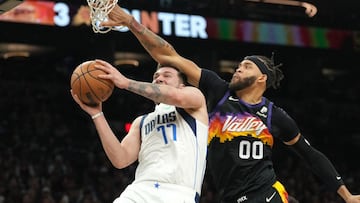 The Dallas Mavericks were never even in the lead in Game 1 against the No. 1 Phoenix Suns. Star guard Luka Doncic says they have to play better defense.