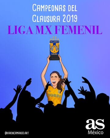 En el Clausura 2019 Tigres se convirtió en el equipo más ganador de la Liga MX Femenil.