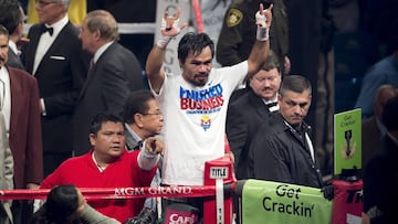 El promotor Bob Arum confirm&oacute; que el boxeador filipino piensa en regresar al ring a finales de a&ntilde;o.