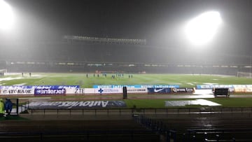 El duelo a desarrollarse en el Estadio Universitario de la Ciudad de México no pudo llevarse a cabo debido a los encharcamientos en la cancha, a consecuencia de las constantes lluvias.