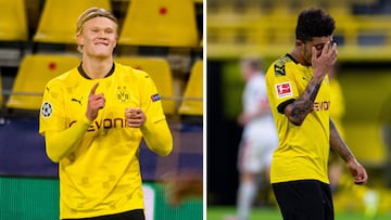 Erling Haaland y Jadon Sancho.