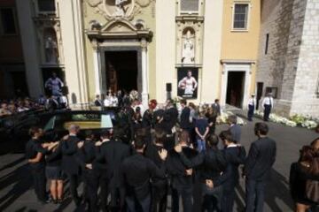 Funeral de Jules Bianchi en Niza.