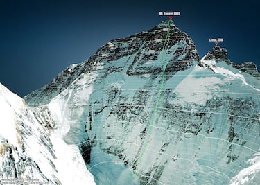 Un esquiador conquista el descenso más complicado del Everest