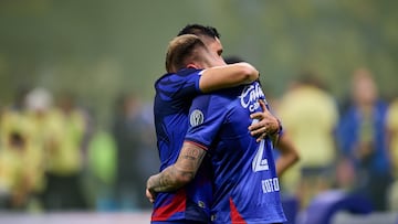 Carlos Rotondi of Cruz Azul during the final second leg match between America and Cruz Azul as part of the Torneo Clausura 2024 Liga BBVA MX at Azteca Stadium on May 26, 2024 in Mexico City, Mexico.
