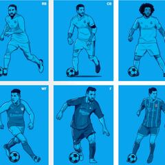 Los mejores jugadores para la ESPN: 4 del Madrid y 1 del Barça