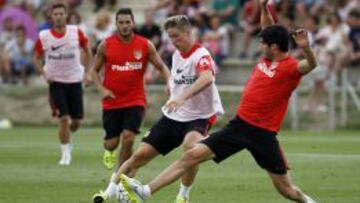 Entrenamiento del Atético de Madrid