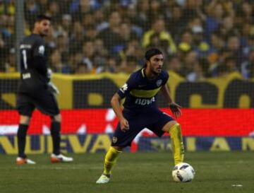 Sebastián Pérez fue titular y jugó todo el partido con Boca Juniors en la goleada sobre Quilmes en juego de la cuarta fecha de la Liga de Argentina.