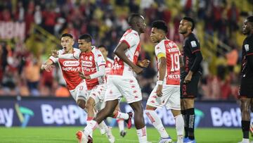Santa Fe venció a América de Cali en El Campín pro la jornada 8 de la Liga BetPlay.