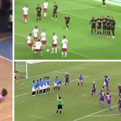 Los golazos de falta más originales y extravagantes