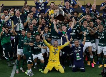 El Palmeiras, campe¨®n de la Copa Libertadores.