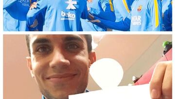 Bartra se la jugó a Aleix Vidal: "Feliz día de los Inocentes"