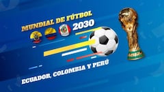 Ecuador propone a Perú y Colombia organizar el Mundial 2030